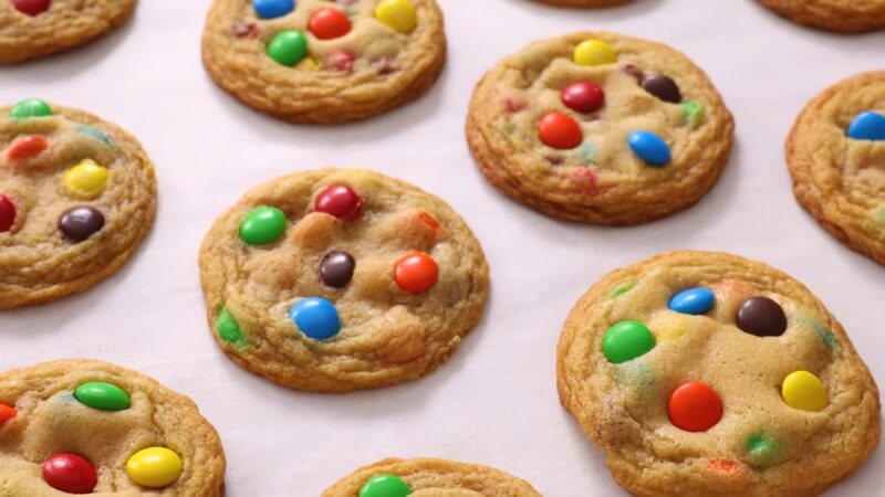 Soft Chewy M&M Cookies Recipe Ingredients