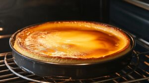 Bake the cheesecake - Paula Deen Pumpkin Cheesecake