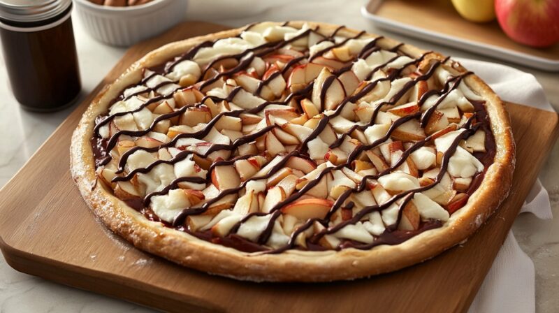 Pampered Chef Taffy Apple Pizza - Fast, Easy and Tasty desert