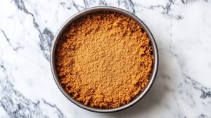 Prepare the crust - Paula Deen Pumpkin Cheesecake