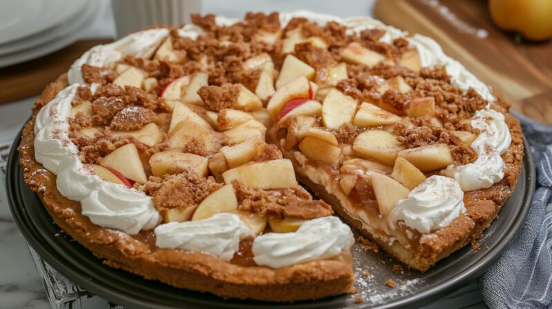 Tasty Pampered Chef Taffy Apple Pizza Recipe - How to make - Step by Step